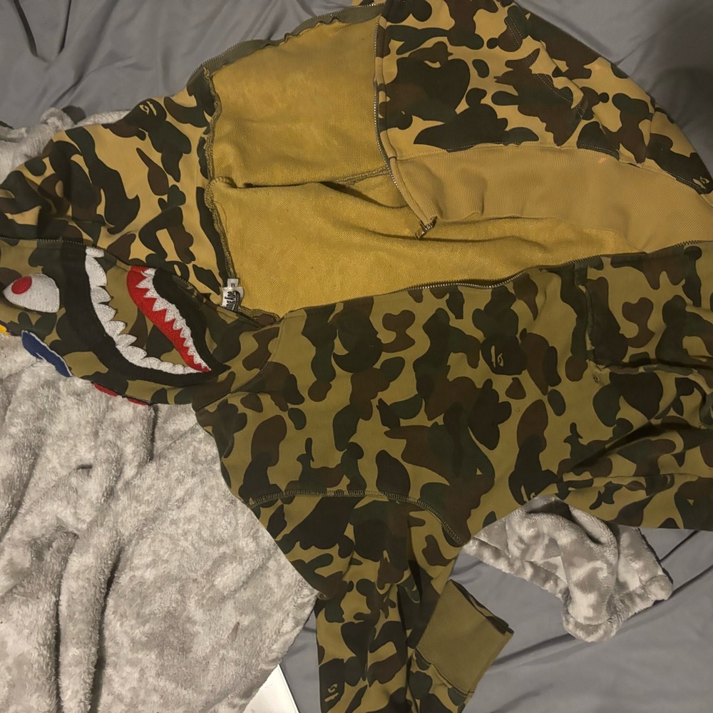 Camo Bape hoodie for sale